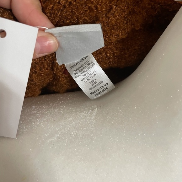 🍁Women’s Colorblock Ruana one size - Picture 8 of 11